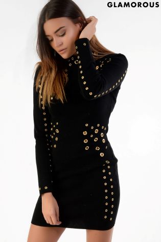 Glamorous Stud Jumper Dress